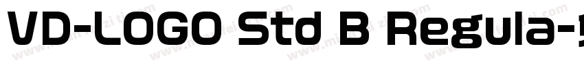 VD-LOGO Std B Regula字体转换